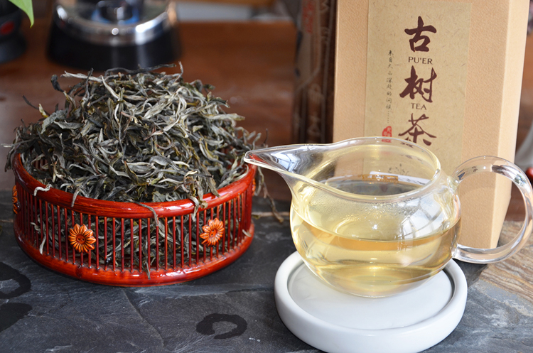 原价138元/盒,品嘲疃古树茶临翔区邦东乡古树茶山标语邦东普洱茶包装